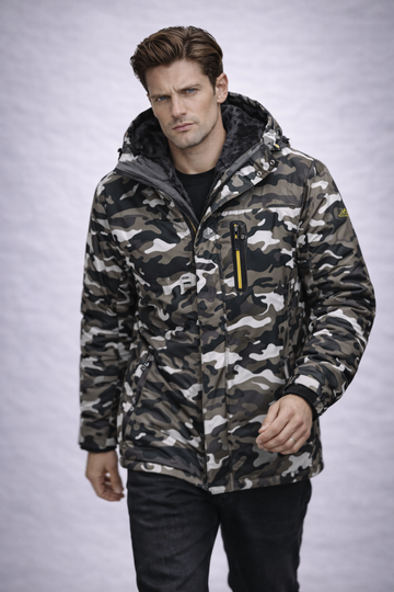 Men’s Waterproof Fleece-Lined Winter Parka