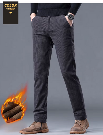 Men’s Fleece-Lined Corduroy Pants