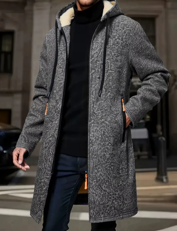 Men’s Street Hooded Zip Coat