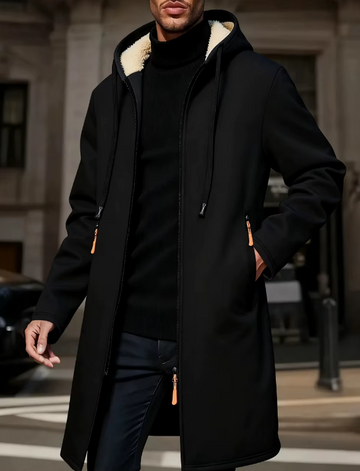Men’s Street Hooded Zip Coat