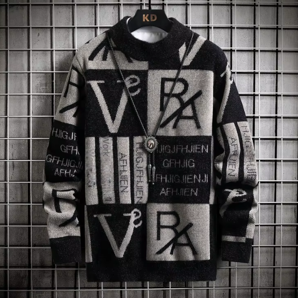 Men’s Striped Knitted Sweater