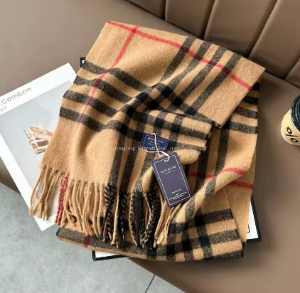 Classic Checkered Winter Scarf